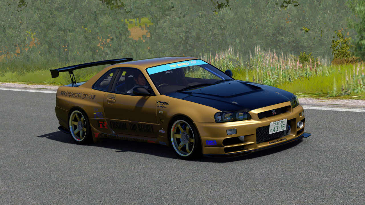 Nissan Skyline GTR R34 V-spec II Top Secret